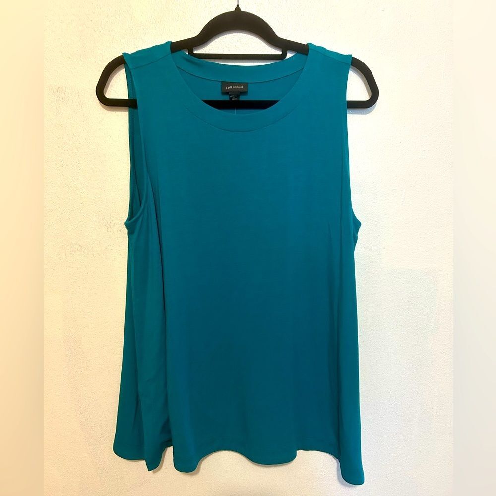 NWT J Jill tunic top teal size petite XL